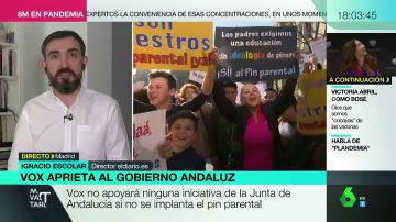 El rotundo alegato de Ignacio Escolar en contra del pin parental propuesto por Vox: "Los colegios no son a la carta"