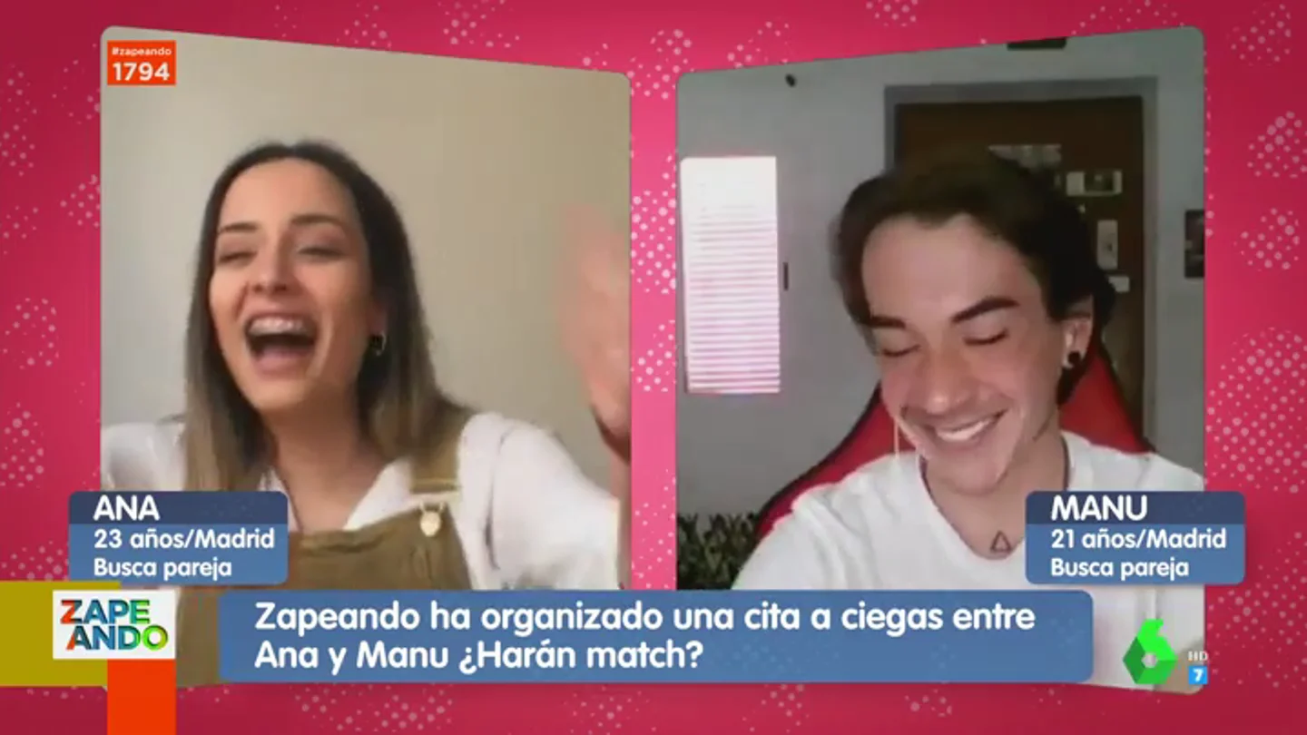 Dos jóvenes hacen 'match' en Zapeando gracias a Camela: "Llamad aquí a un cura que me caso" Dos jóvenes hacen 'match' en Zapeando gracias a Camela: "Llamad aquí a un cura que me caso"
