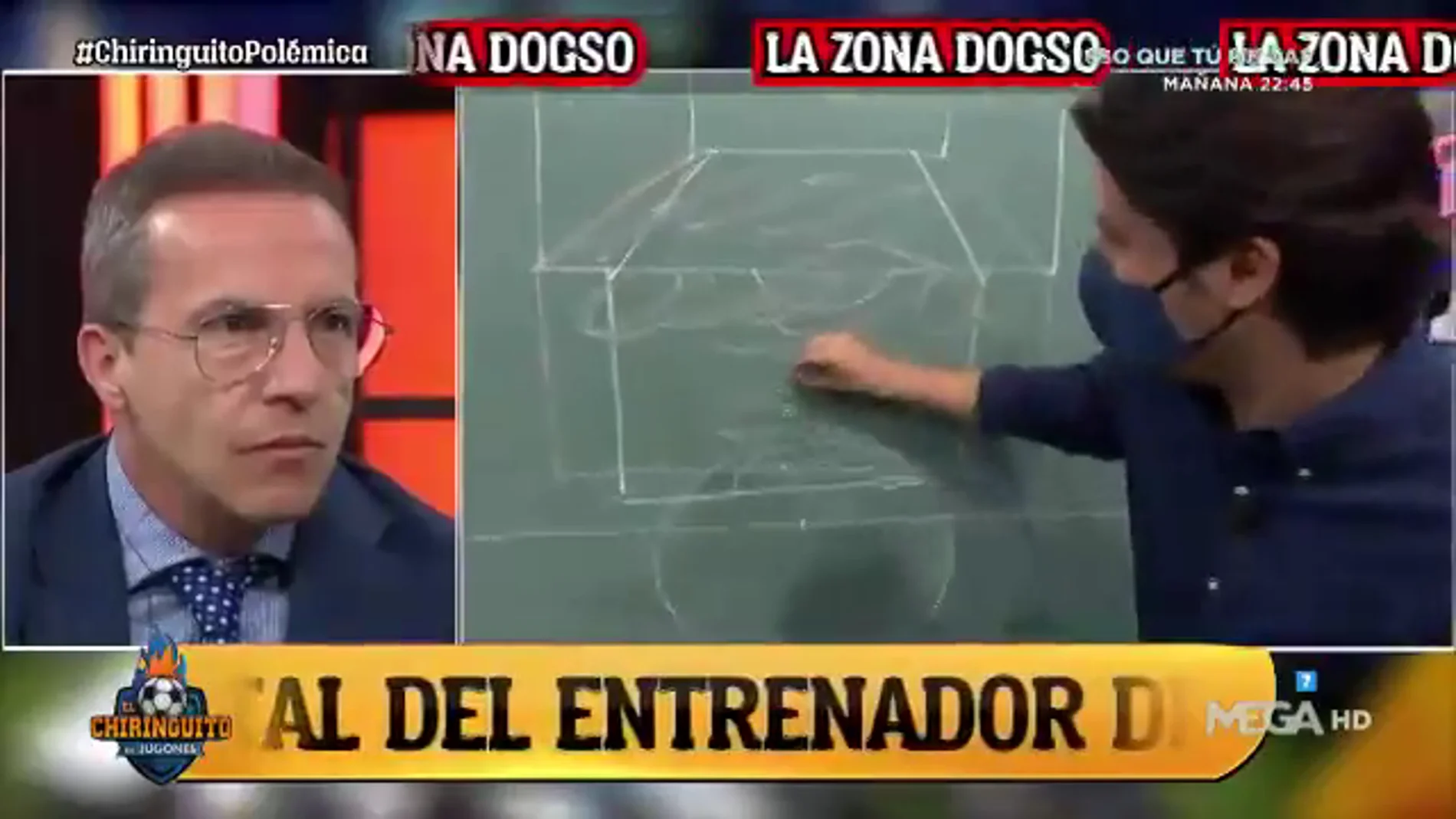 Rafa Guerrero y Juanfe Sanz explican la zona DOGSO, clave en la expulsión de Freuler contra el Madrid