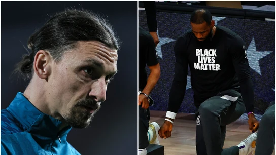Ibrahimovic y Lebron James Ibrahimovic y Lebron James