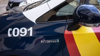 Coche patrulla de la Policía Nacional