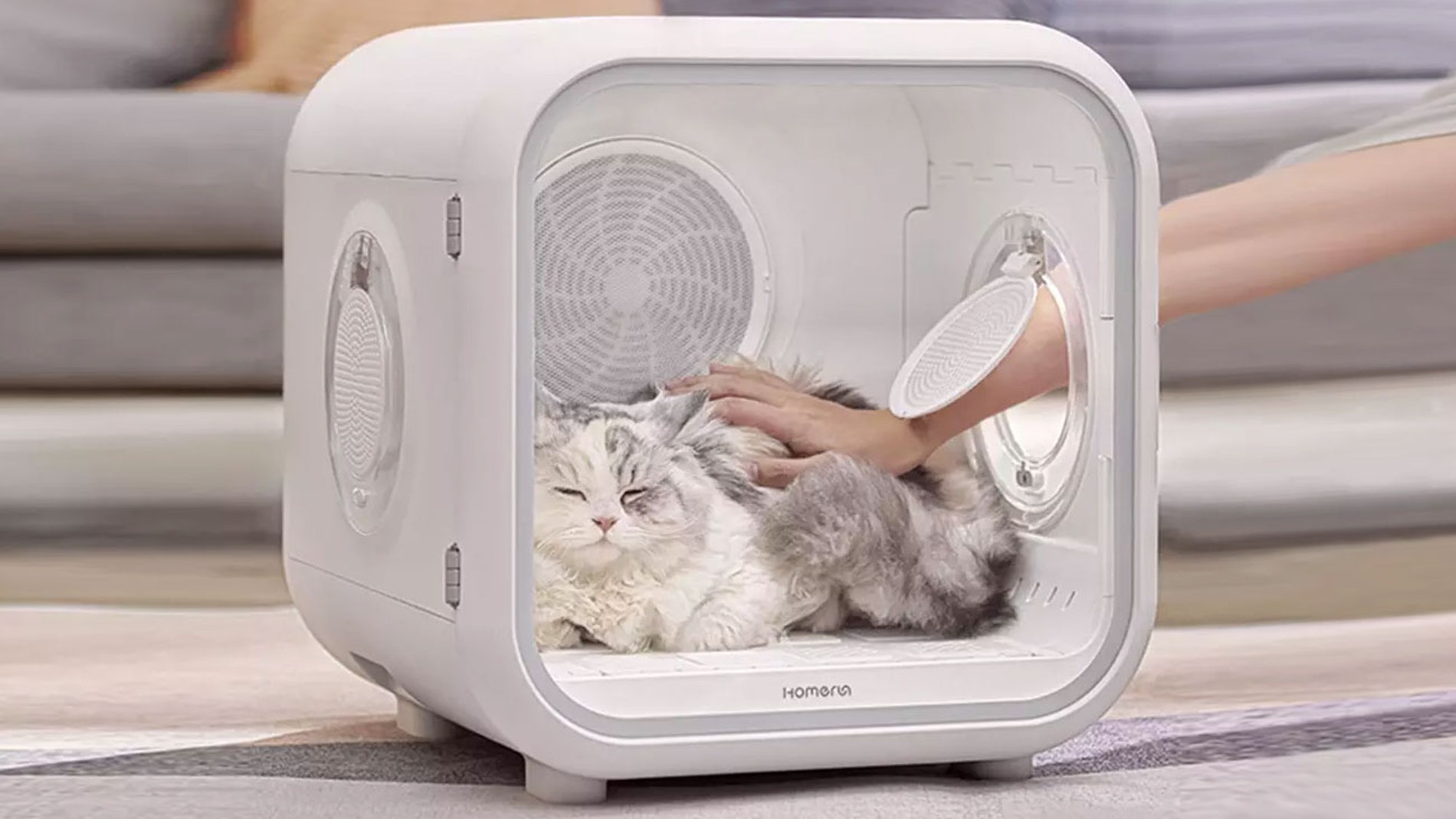 Secador inteligente para gatos de Xiaomi.