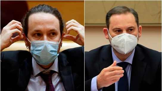 Pablo Iglesias y José Luis Ábalos Pablo Iglesias y José Luis Ábalos