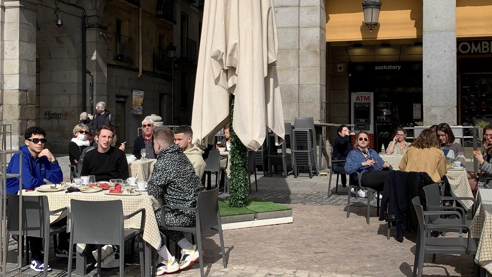 Turistas en Madrid