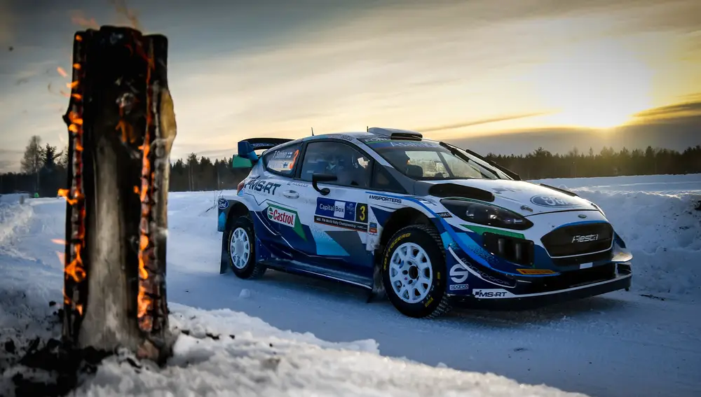 Los Ford Fiesta WRC se encuentran lejos