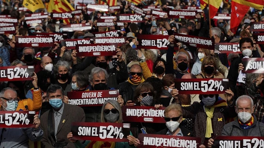 Concentración convocada por la ANC para pedir la formación de un Govern independentista Concentración convocada por la ANC para pedir la formación de un Govern independentista