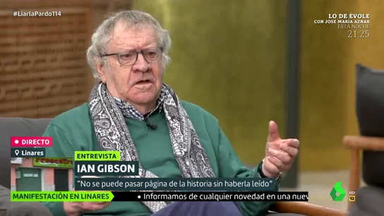 El historiador Ian Gibson ve "lamentable" la "relación" del PP con Franco: "No son capaces de asumir la criminalidad del régimen" El historiador Ian Gibson ve "lamentable" la "relación" del PP con Franco: "No son capaces de asumir la criminalidad del régimen"