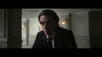 La reacci&oacute;n de Jos&eacute; Mar&iacute;a Aznar cuando &Eacute;vole le pregunta si es el 'JM' que se&ntilde;ala B&aacute;rcenas en sus papeles