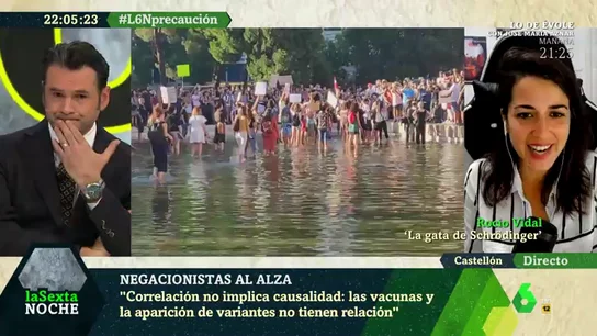 Rocío Vidal, 'la gata de Schödinger', carga contra los que dicen que la pandemia es una "conspiración universal": "¿Quién nos gobierna ahora? ¿El panadero de mi barrio?" Rocío Vidal, 'la gata de Schödinger', carga contra los que dicen que la pandemia es una "conspiración universal": "¿Quién nos gobierna ahora? ¿El panadero de mi barrio?"