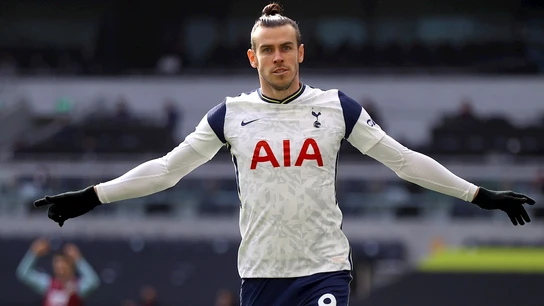Gareth Bale celebra un gol Gareth Bale celebra un gol