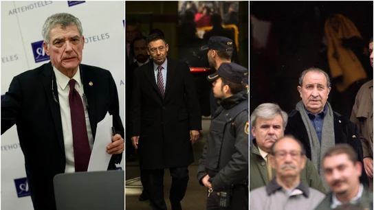 Ángel María Villar, Josep María Bartomeu y Jesús Gil Ángel María Villar, Josep María Bartomeu y Jesús Gil