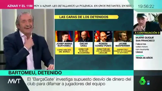 ¿De qué equipo es Josep Pedrerol? Mamen Mendizábal no tiene duda ¿De qué equipo es Josep Pedrerol? Mamen Mendizábal no tiene duda