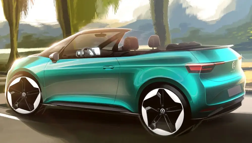 Boceto Cabrio del Volkswagen ID.3 