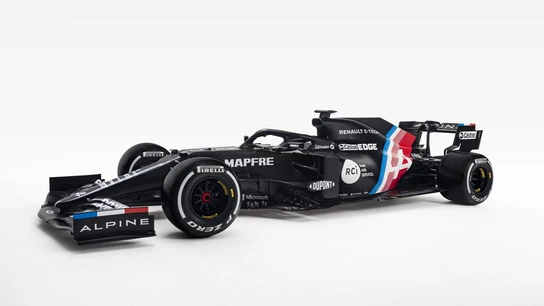 Imagen del nuevo coche de Fernando Alonso, Alpine A521 Renault Imagen del nuevo coche de Fernando Alonso, Alpine A521 Renault
