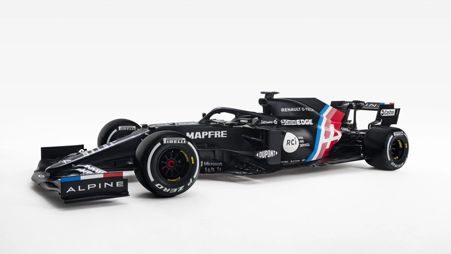 Imagen del nuevo coche de Fernando Alonso, Alpine A521 Renault