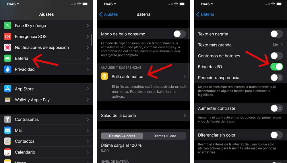 Cómo activar las etiquetas I/O en tu iPhone.