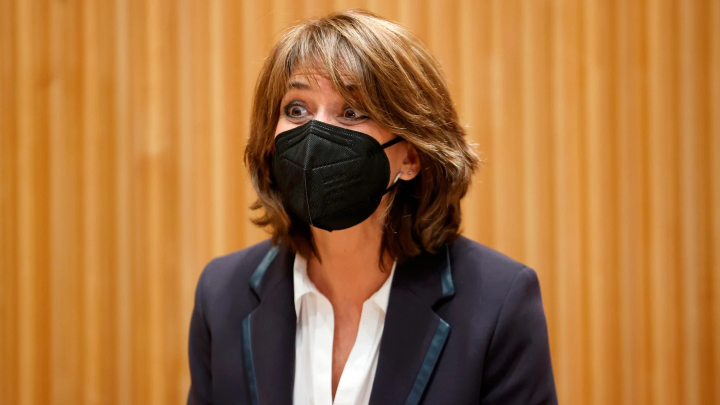 Dolores Delgado, este martes en el Congreso de los Diputados. Fiscal general del Estado