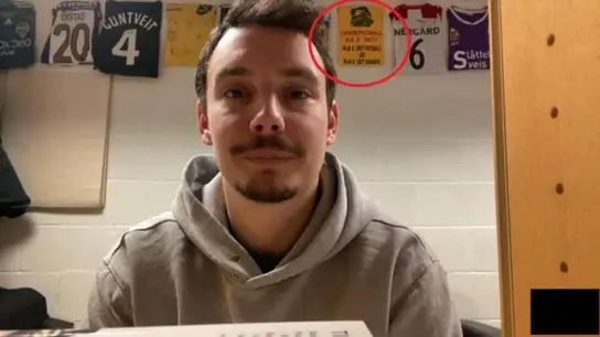 Vegard Forren exhibe un vergonzoso mensaje Vegard Forren exhibe un vergonzoso mensaje
