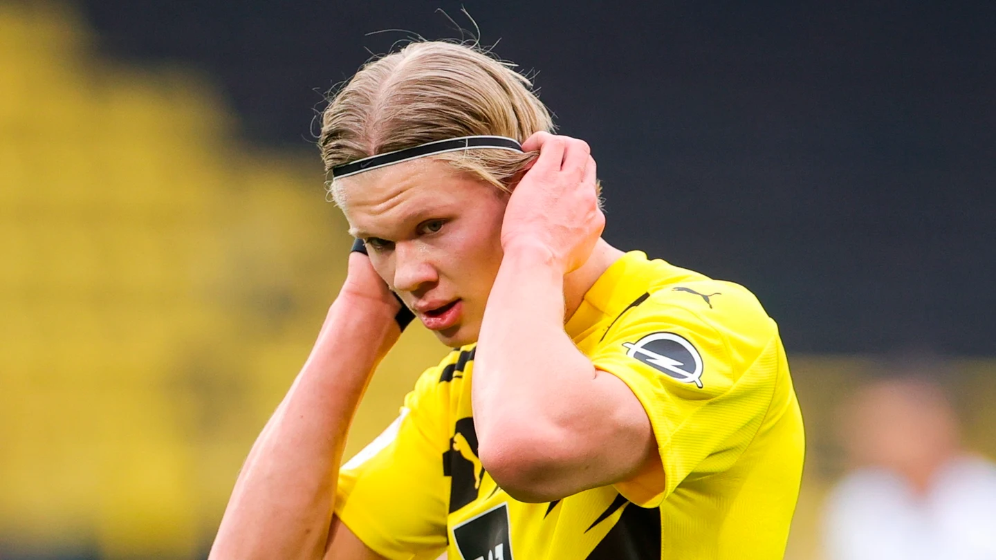 Erling Haaland, delantero del Borussia Dortmund Erling Haaland, delantero del Borussia Dortmund