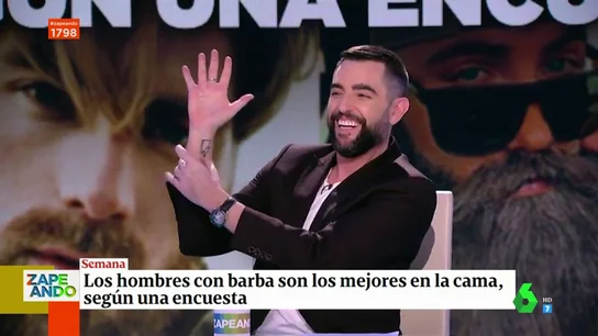 La broma de Dani Mateo sobre su vida sexual tras conocer que los hombres con barba son los mejores en la cama La broma de Dani Mateo sobre su vida sexual tras conocer que los hombres con barba son los mejores en la cama