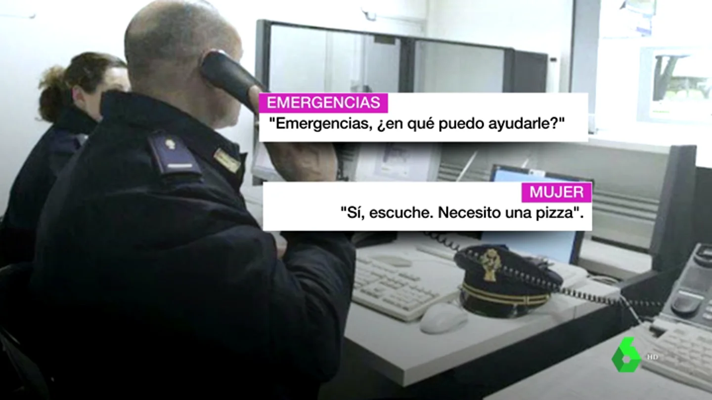 La llamada de auxilio de una víctima de violencia machista al 112: "Necesito una pizza" La llamada de auxilio de una víctima de violencia machista al 112: "Necesito una pizza"