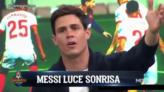 Edu Aguirre, sobre Messi: "Le pagáis 74 millones netos por sonreír" Edu Aguirre, sobre Messi: "Le pagáis 74 millones netos por sonreír"