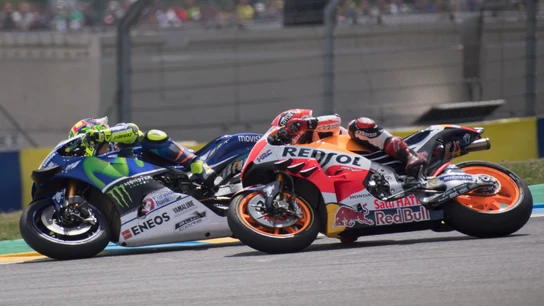 Valentino Rossi y Marc Márquez Valentino Rossi y Marc Márquez