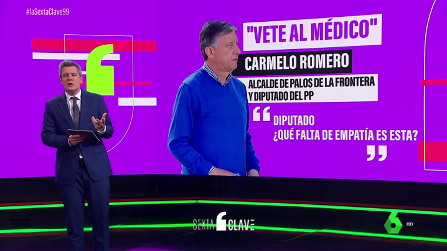 De el "vete al médico" a llamar "señora COVID" al servicio de limpieza: las otras polémicas de Carmelo Romero De el "vete al médico" a llamar "señora COVID" al servicio de limpieza: las otras polémicas de Carmelo Romero