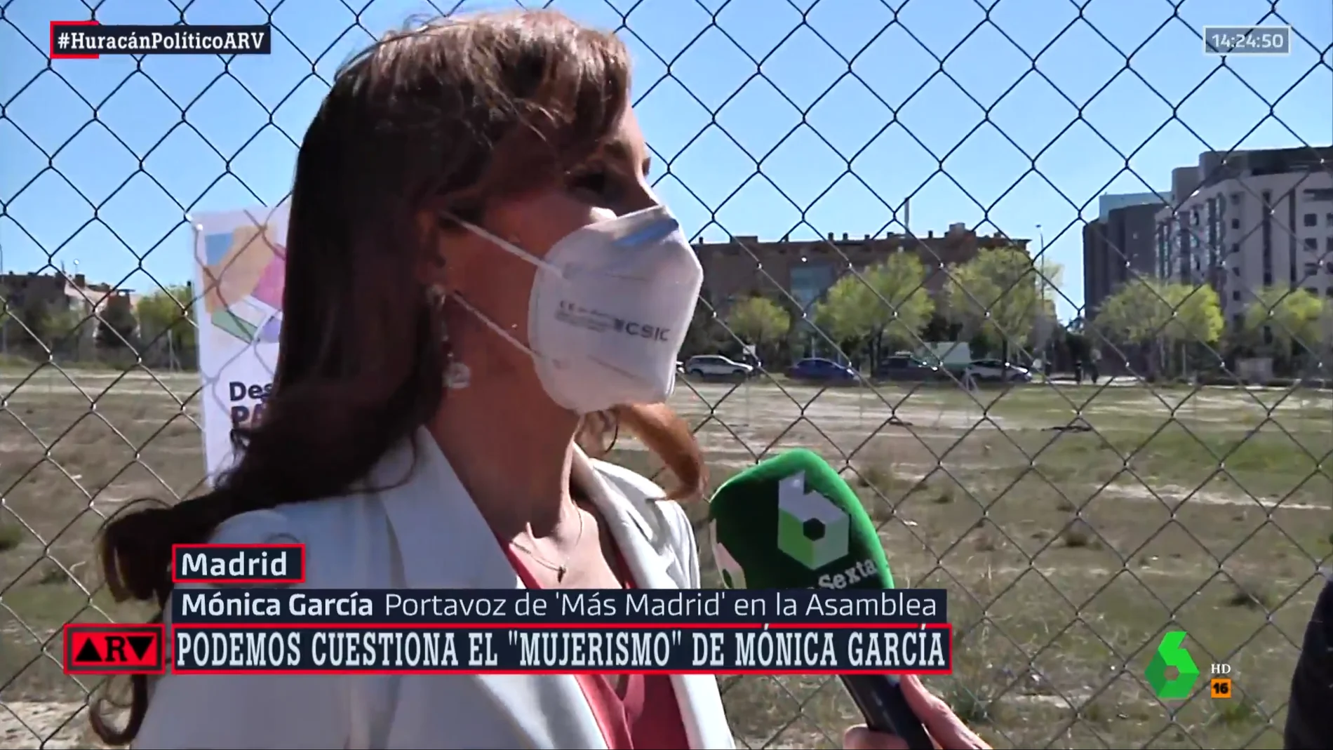 Mónica García, candidata de Más Madrid, en Al Rojo Vivo