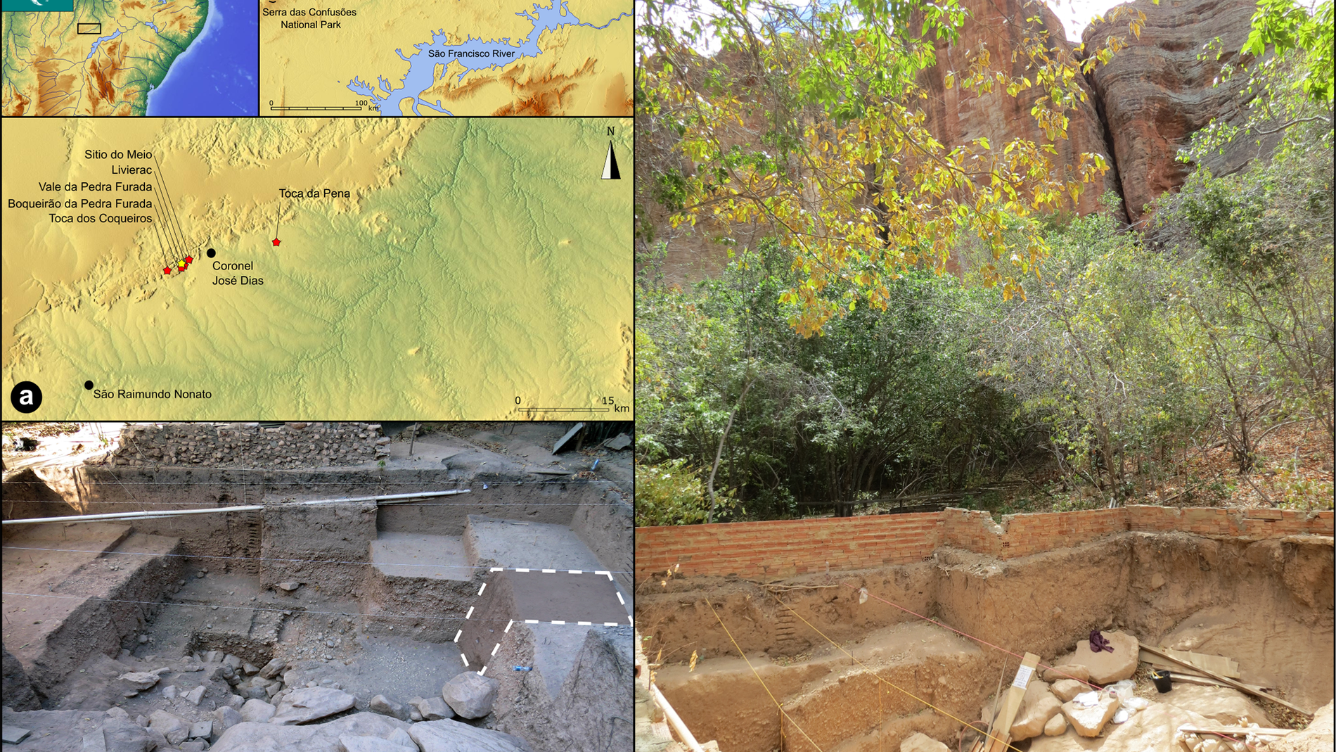 Hallan un enigmatico artefacto de piedra de 24.000 anos en Vale da Pedra Furada en Brasil