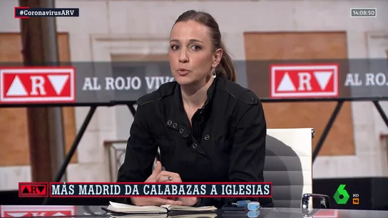 Tania Sánchez, diputada de Más Madrid, en Al Rojo Vivo Tania Sánchez ARV