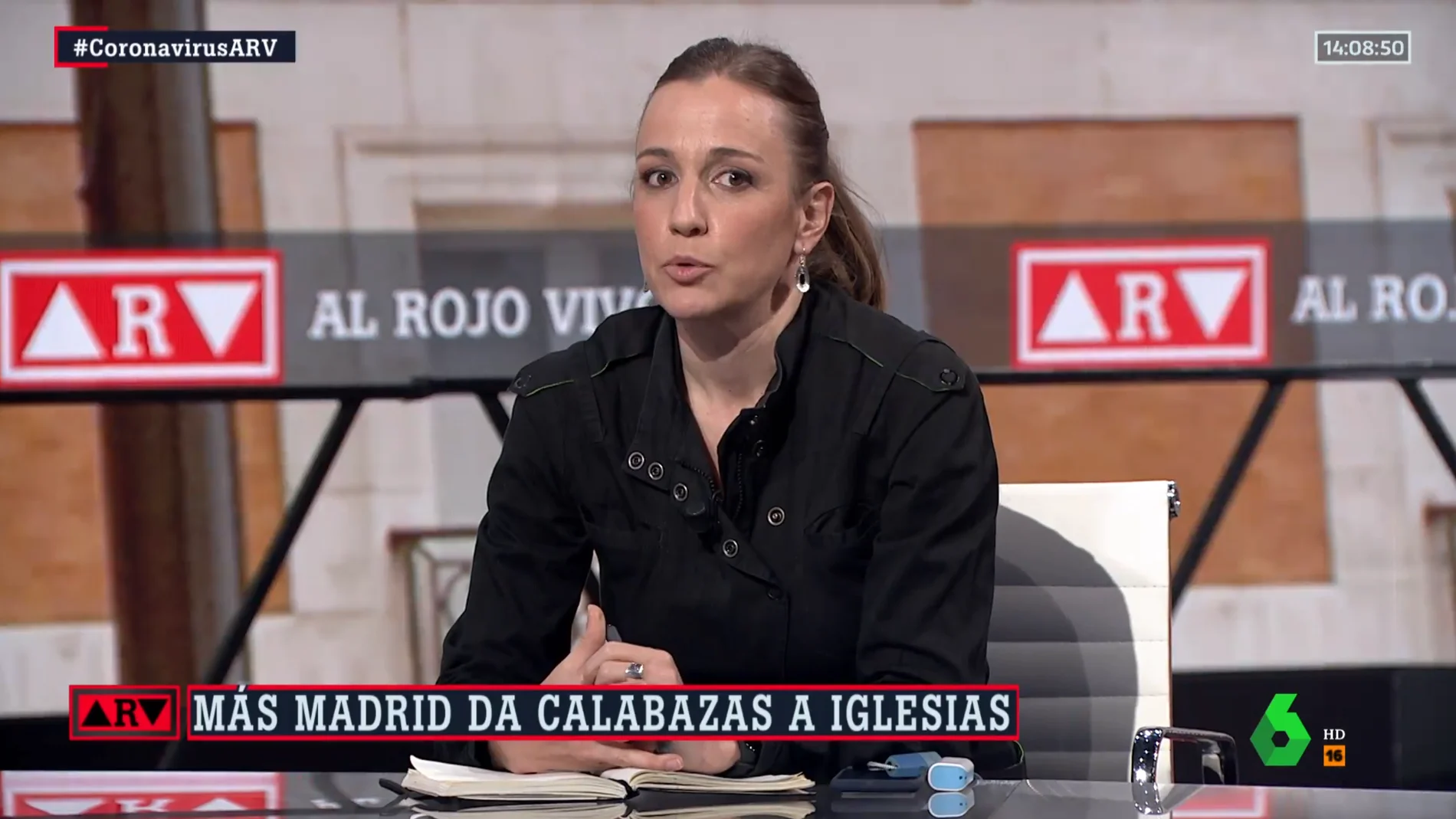 Tania Sánchez, diputada de Más Madrid, en Al Rojo Vivo