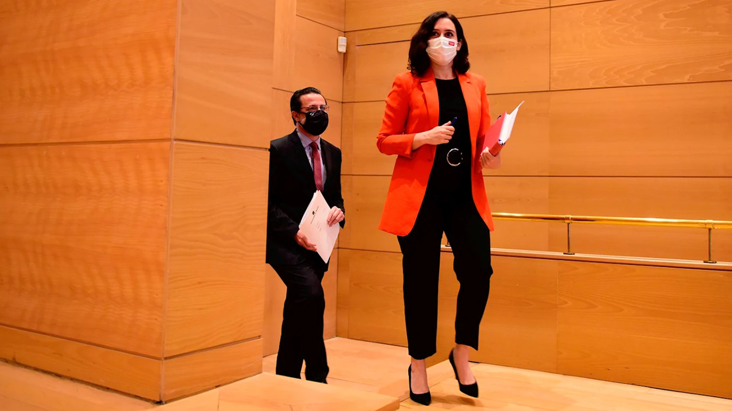 La presidenta de la Comunidad de Madrid, Isabel Díaz Ayuso La presidenta de la Comunidad de Madrid, Isabel Díaz Ayuso