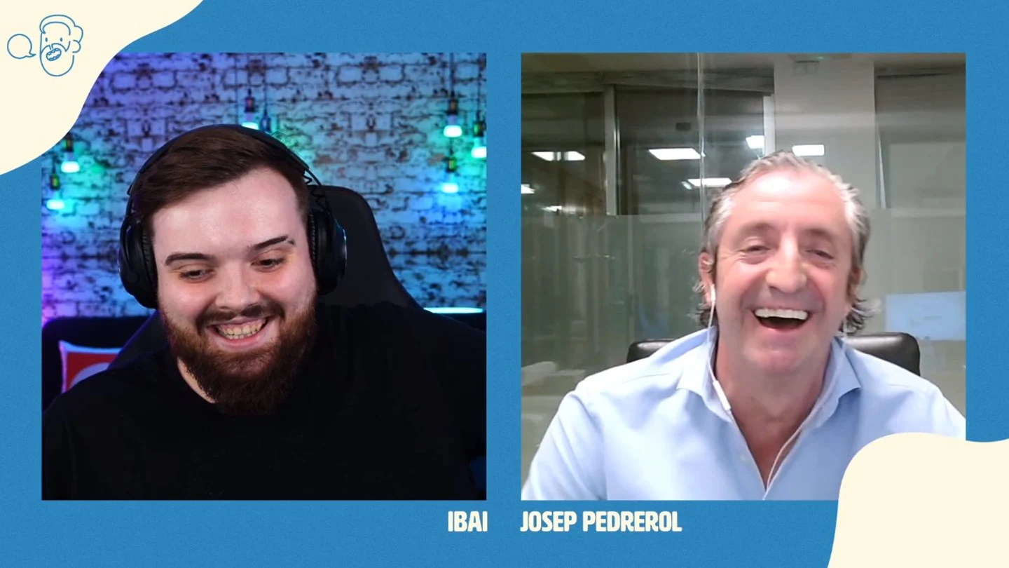Ibai Llanos y Josep Pedrerol Ibai Llanos y Josep Pedrerol