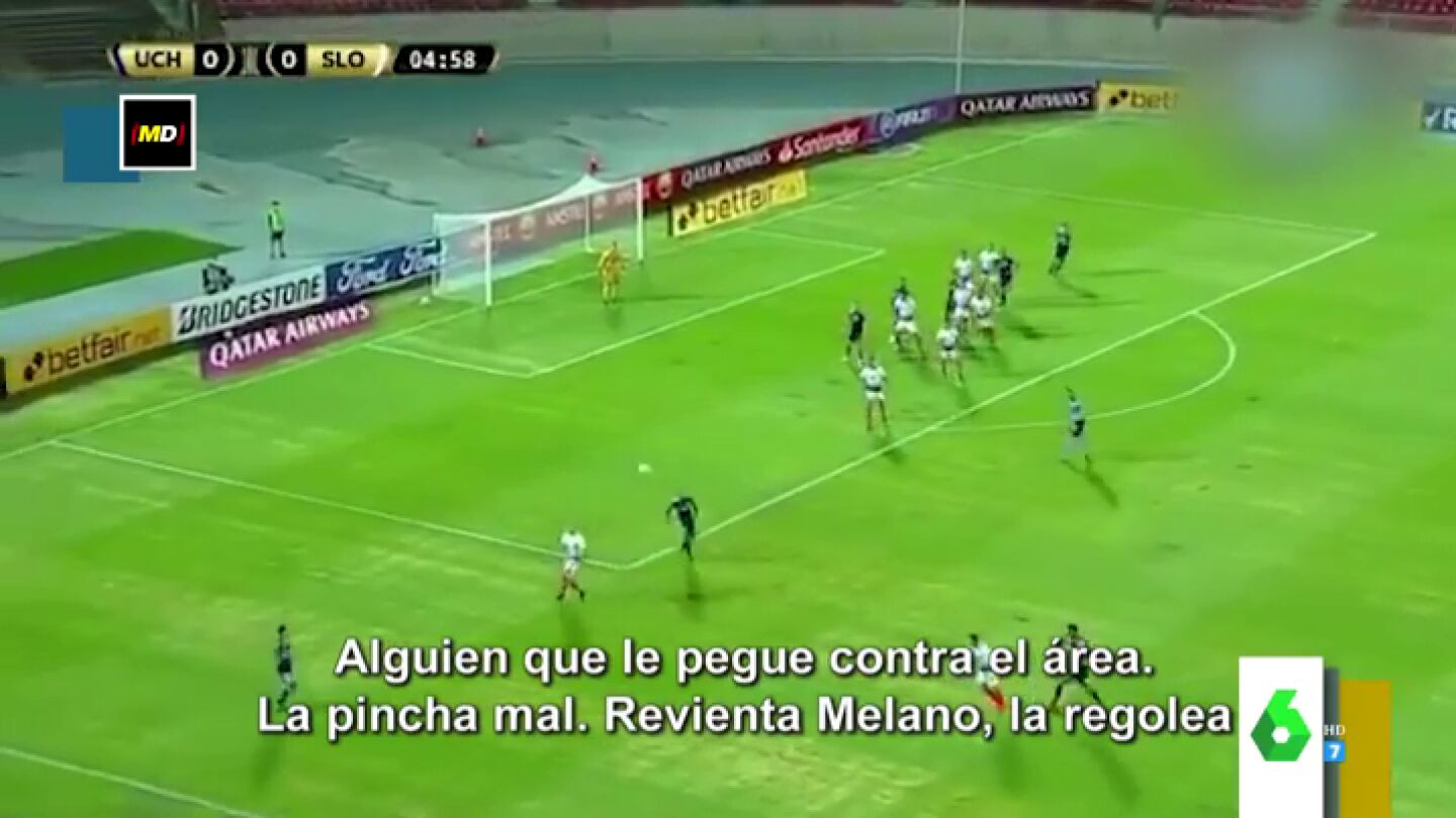 La hilarante retransmisi&oacute;n de un partido de f&uacute;tbol por el apellido de un jugador: "Revienta Melano"