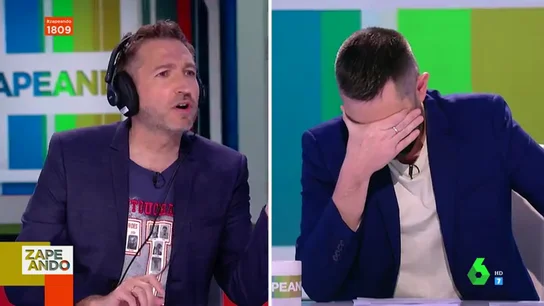 La entrevista a Frank Blanco con ralentizador de voz que desata la risa en Zapeando: "Parece que te hayas quedado tocadito de la ruta del bakalao" La entrevista a Frank Blanco con ralentizador de voz que desata la risa en Zapeando: "Parece que te hayas quedado tocadito de la ruta del bakalao"