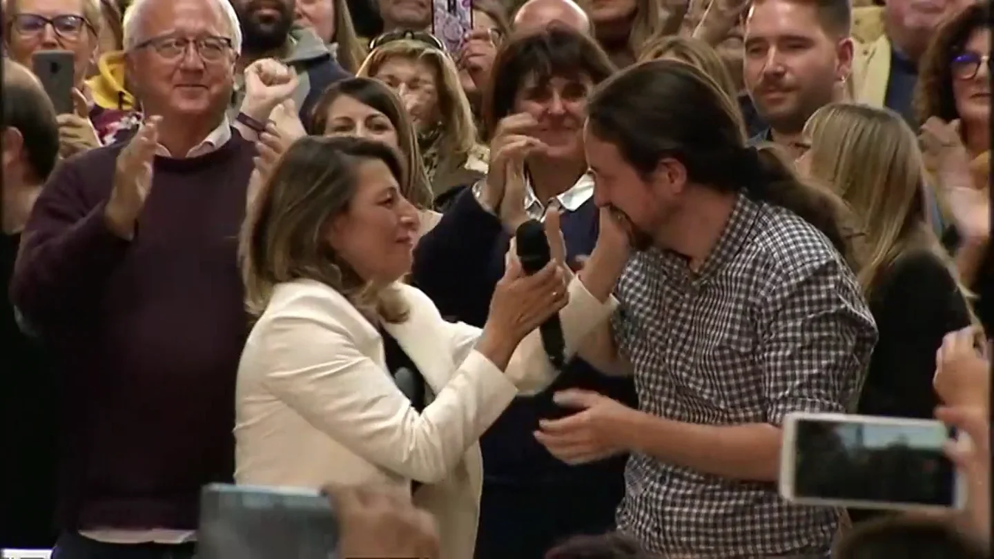 Comunista declarada y ojo derecho de Iglesias: los pasos de Yolanda Díaz, el futuro de Podemos Comunista declarada y ojo derecho de Iglesias: los pasos de Yolanda Díaz, el futuro de Podemos