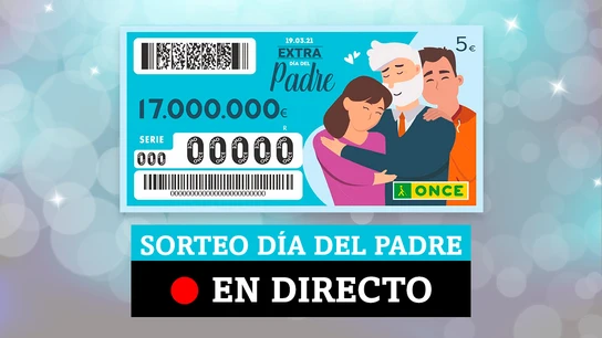 Comprobar resultados del Cupón del Día del Padre de la ONCE, en directo Comprobar resultados del Cupón del Día del Padre de la ONCE, en directo