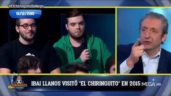 Tremendo documento: el día en que Ibai Llanos asistió de público a 'El Chiringuito'... ¡en diciembre de 2015! Tremendo documento: el día en que Ibai Llanos asistió de público a 'El Chiringuito'... ¡en diciembre de 2015!