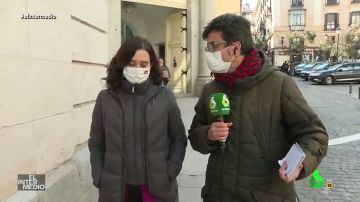 Vídeo manipulado - Isabel Díaz Ayuso intenta huir de una entrevista con laSexta