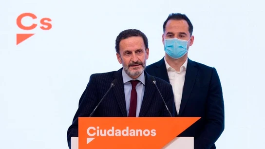 Edmundo Bal e Ignacio Aguado, después de que anuncien su candidatura. Edmundo Bal e Ignacio Aguado, después de que anuncien su candidatura.