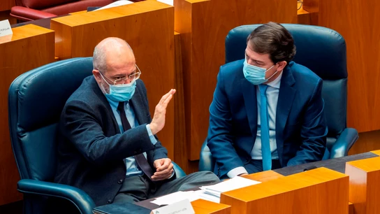 El vicepresidente de la Junta, Francisco Igea, junto al presidente de la Junta, Alfonso Fernández Mañueco El vicepresidente de la Junta, Francisco Igea, junto al presidente de la Junta, Alfonso Fernández Mañueco
