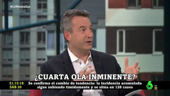 La pregunta de César Carballo a los políticos ante la "preocupante" situación de la pandemia: "¿Nos vamos a mover de ola a ola entre puentes?" La pregunta de César Carballo a los políticos ante la "preocupante" situación de la pandemia: "¿Nos vamos a mover de ola a ola entre puentes?"