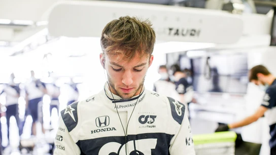 Pierre Gasly, con AlphaTauri Pierre Gasly, con AlphaTauri