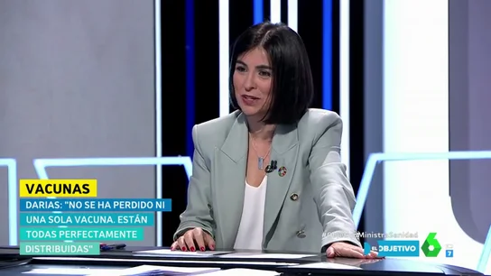 Carolina Darias desmiente que se hayan perdido vacunas contra el coronavirus: "Me cuadra hasta el último viral" Carolina Darias desmiente que se hayan perdido vacunas contra el coronavirus: "Me cuadra hasta el último viral"