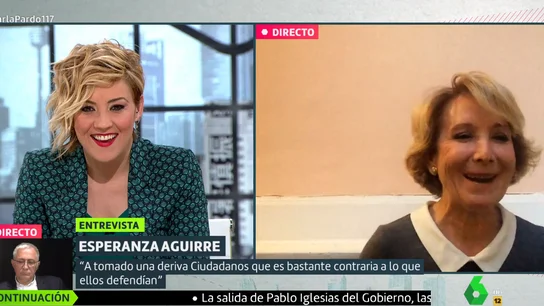 Esperanza Aguirre, en Liarla Pardo Esperanza Aguirre, en Liarla Pardo