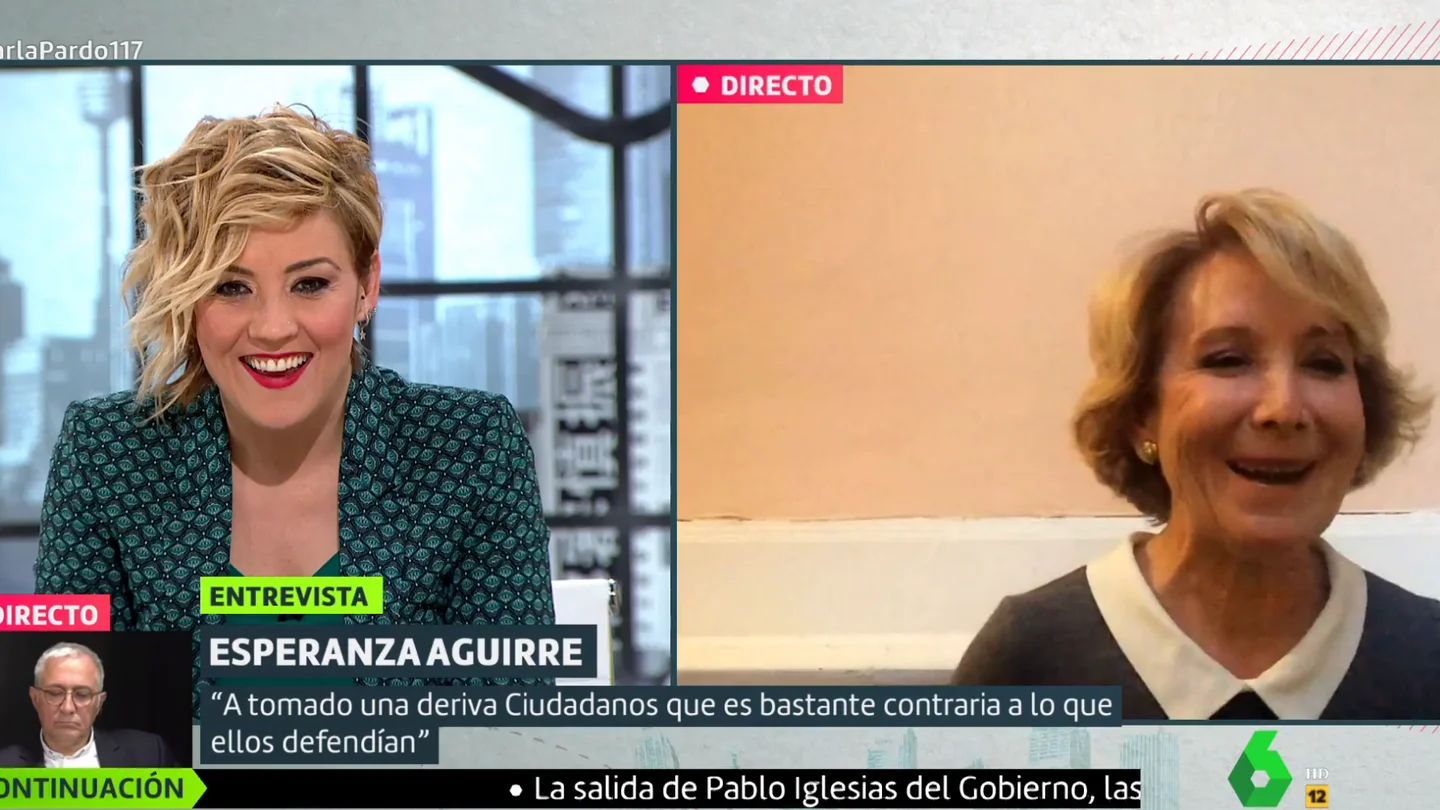 Esperanza Aguirre, en Liarla Pardo Esperanza Aguirre, en Liarla Pardo