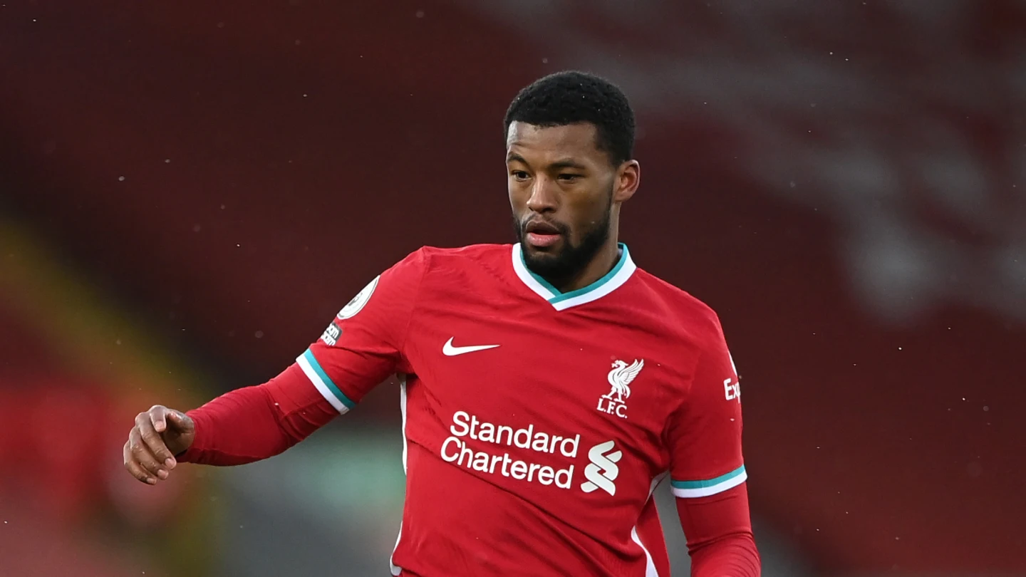 Wijnaldum, con el Liverpool Wijnaldum, con el Liverpool