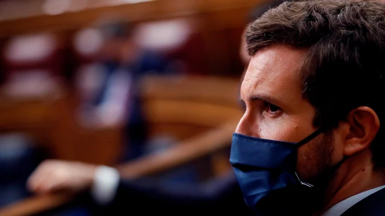 Pablo Casado, en el Congreso de los Diputados Pablo Casado, en el Congreso de los Diputados