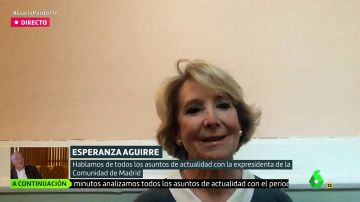 Esperanza Aguirre, a favor del lema 'Comunismo o libertad': "Europa ha acordado que el nazismo y el comunismo son sistemas totalitarios"